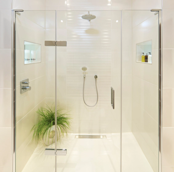 luxurious shower