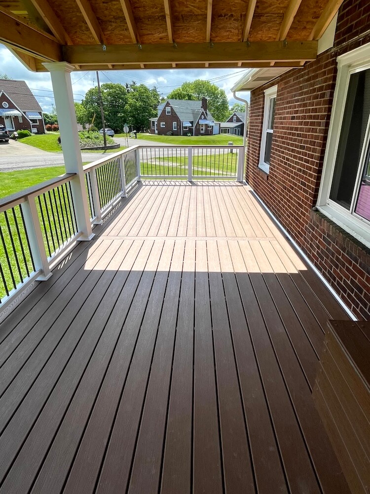 beaver pa finished deck by professional company