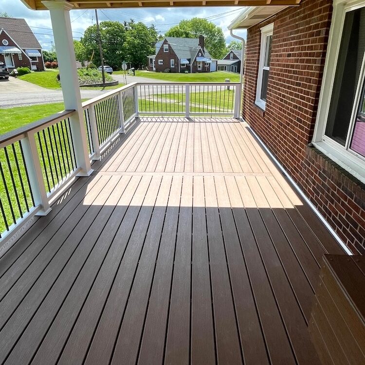 beaver pa finished deck by professional company